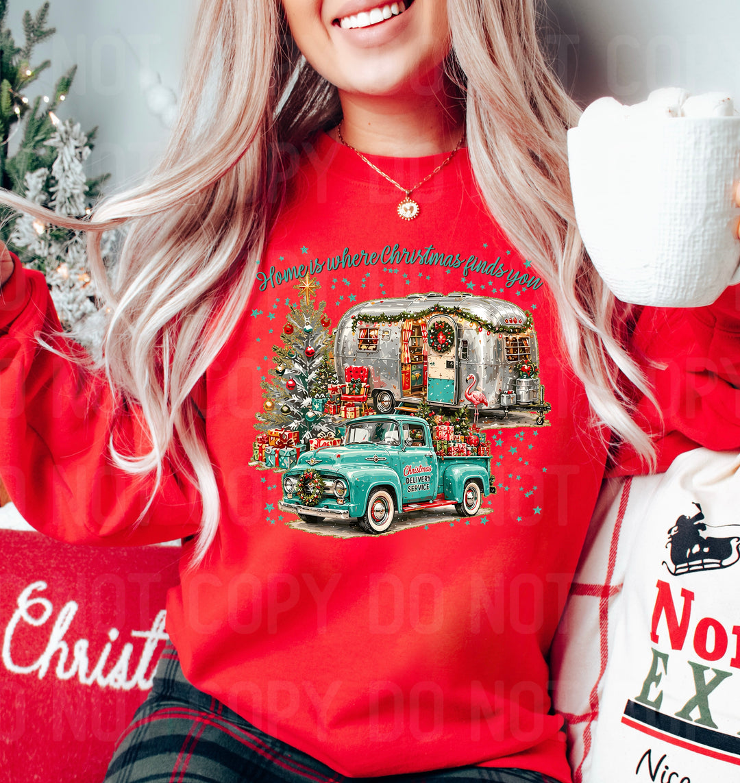 Home Is Where Christmas Finds You DTF Print