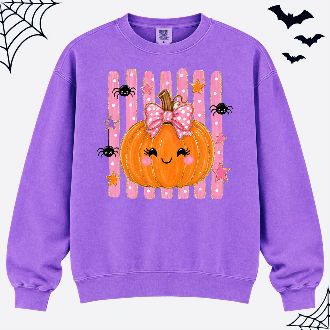 Bow Pumpkin DTF Print