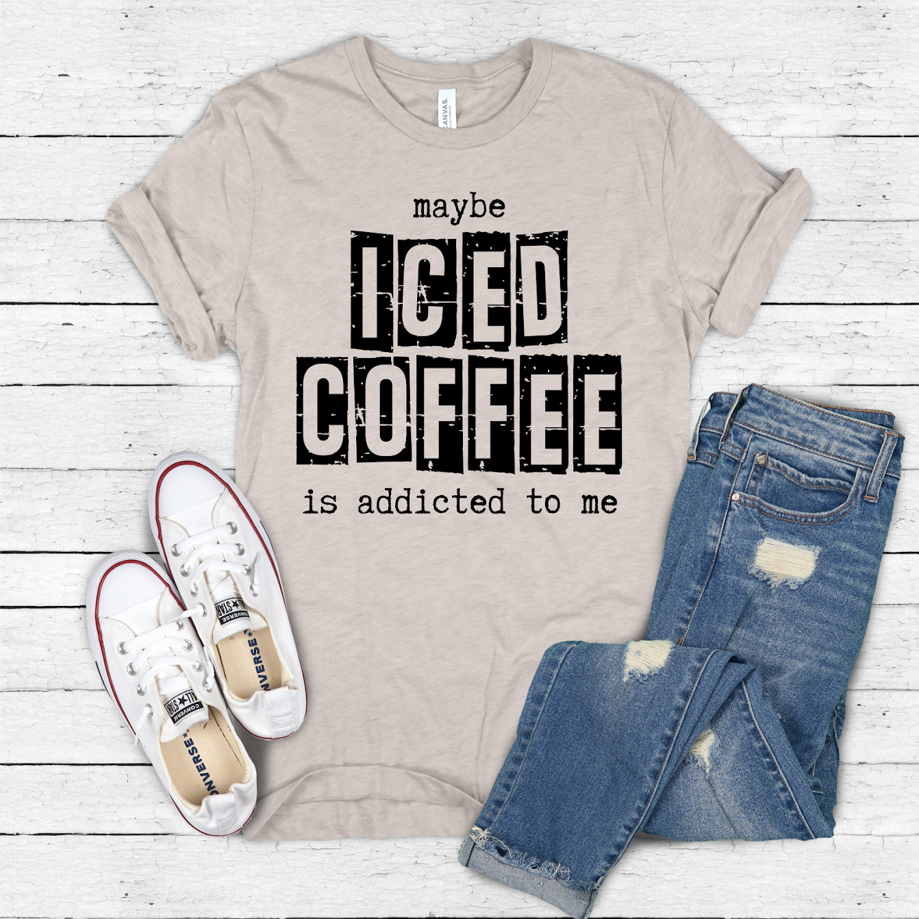 Iced Coffee DTF Print