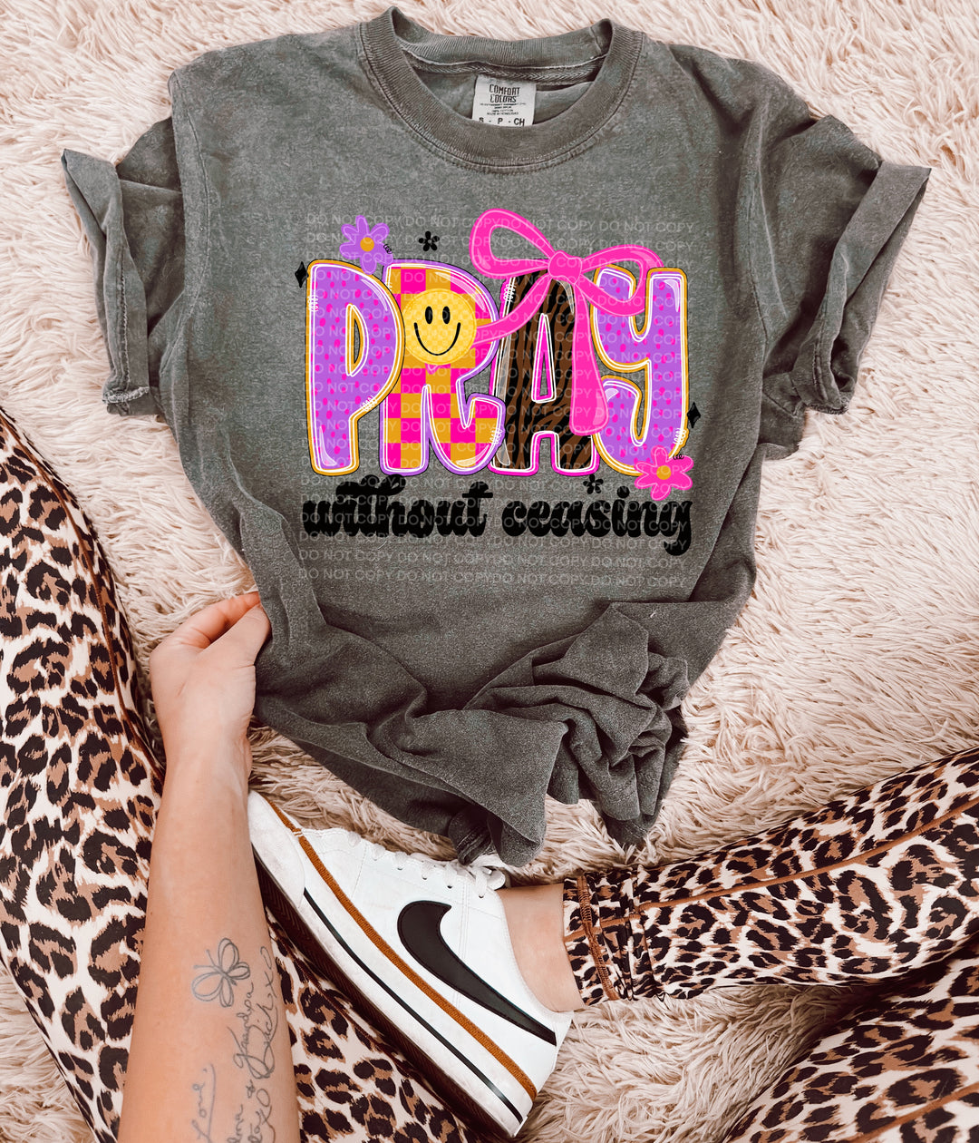 Pray Without Ceasing DTF Print
