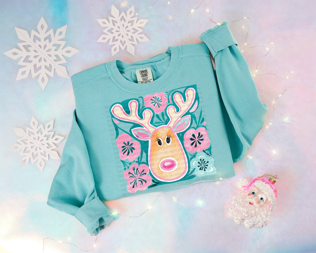 Reindeer DTF Print