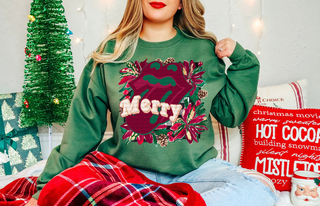 Merry DTF Print