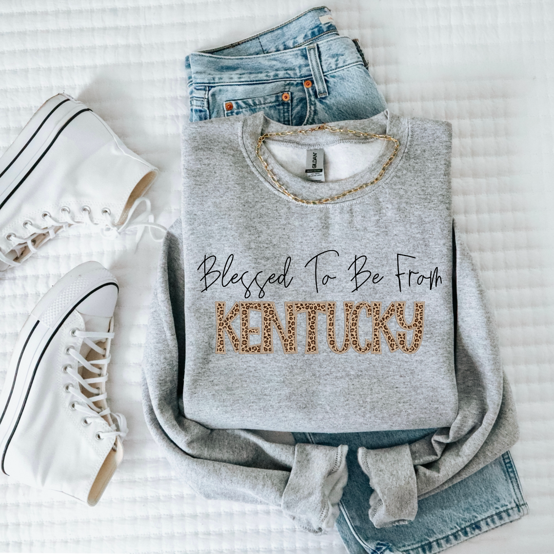 Blessed To Be From Leopard States DTF Print