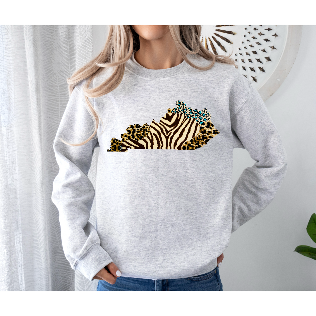 Animal Print Kentucky State DTF Print