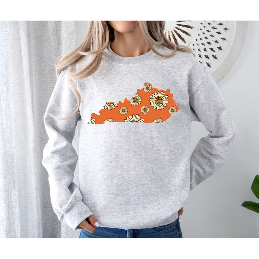 Fall Floral Kentucky State DTF Print