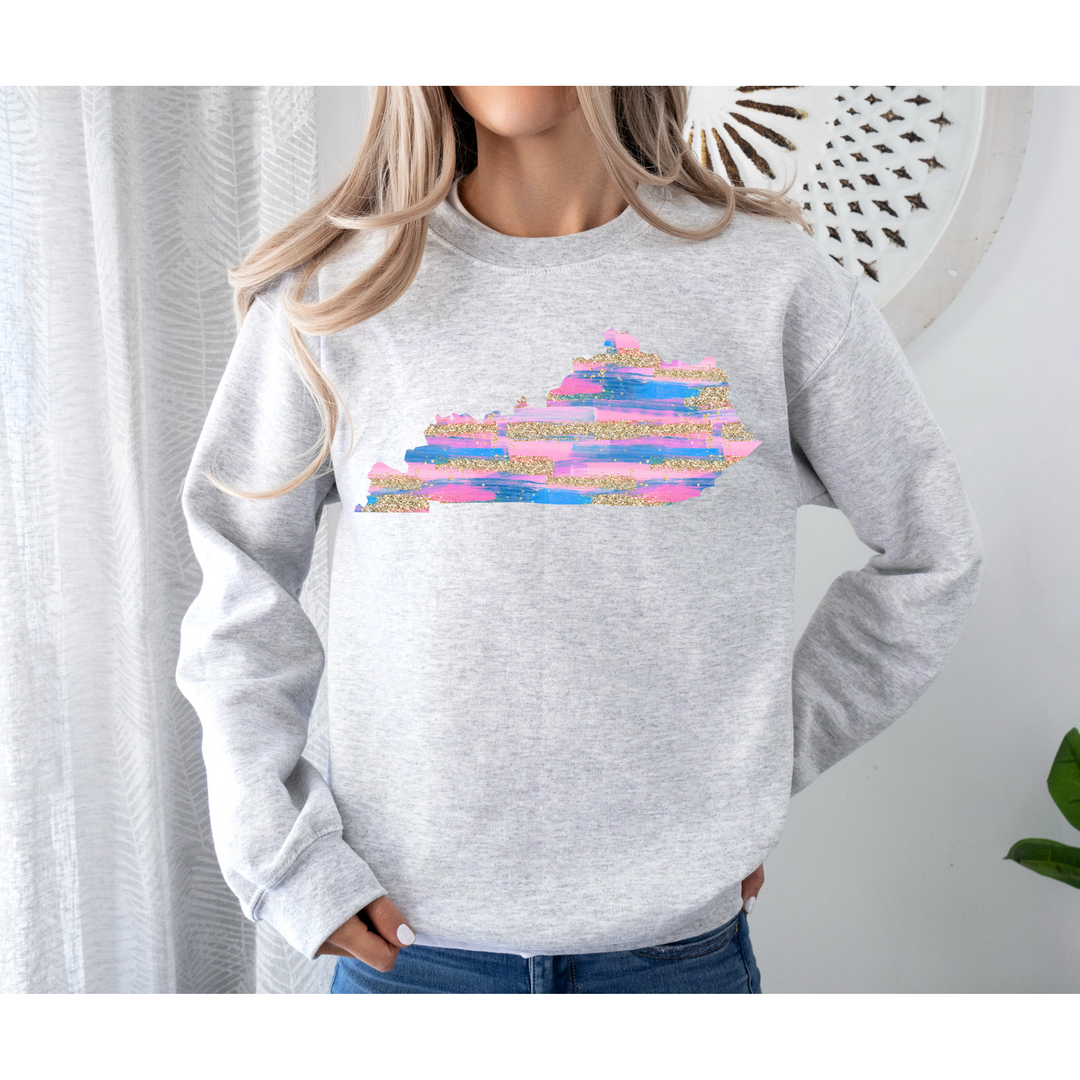 Faux Paint Kentucky State DTF Print