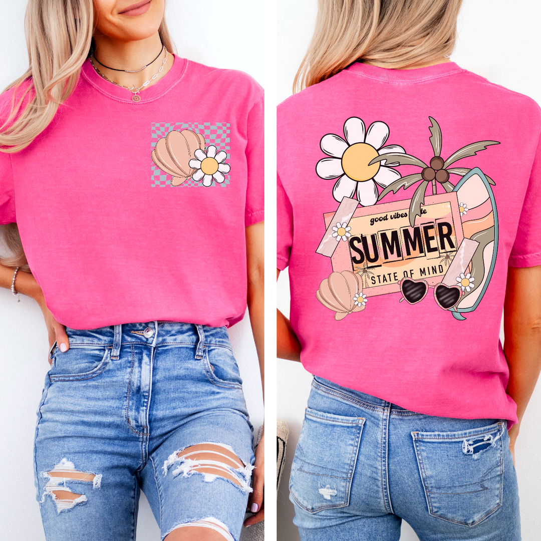 Summer State Of Mind FRONT DTF Print