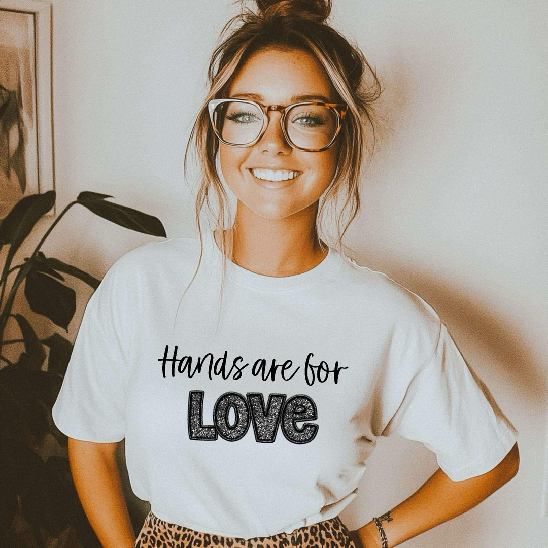 Hands Are For Love DTF Print