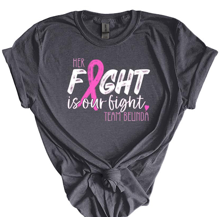 Team Belinda GILDAN SOFTSTYLE DARK HEATHER Printed Tee