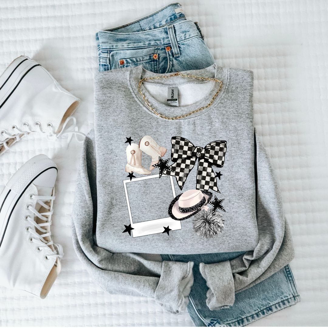 Single Sports Frame CUSTOM DTF Print (Email your picture to support@simpletymes.com)