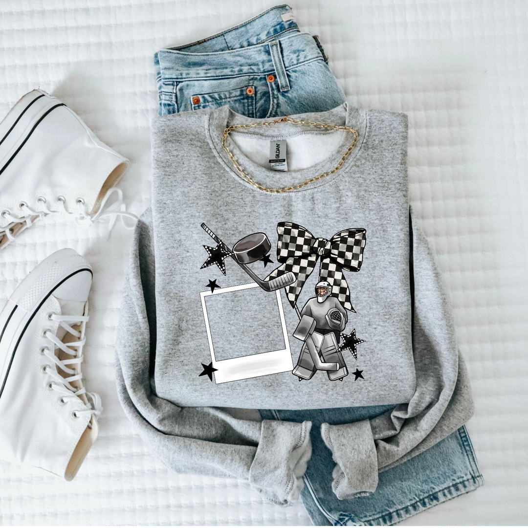 Single Sports Frame CUSTOM DTF Print (Email your picture to support@simpletymes.com)