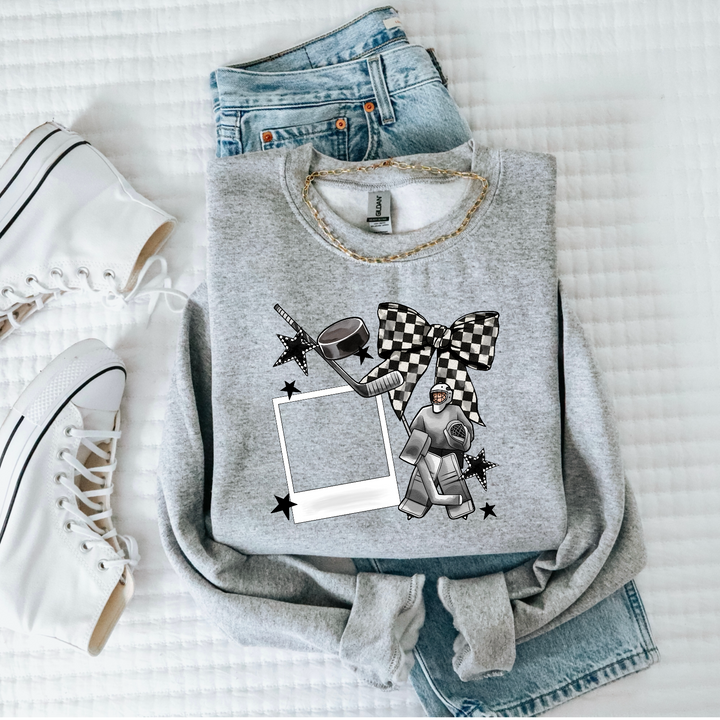 Single Sports Frame CUSTOM DTF Print (Email your picture to support@simpletymes.com)