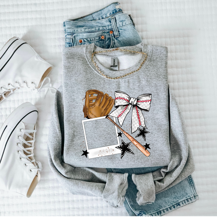 Single Sports Frame CUSTOM DTF Print (Email your picture to support@simpletymes.com)