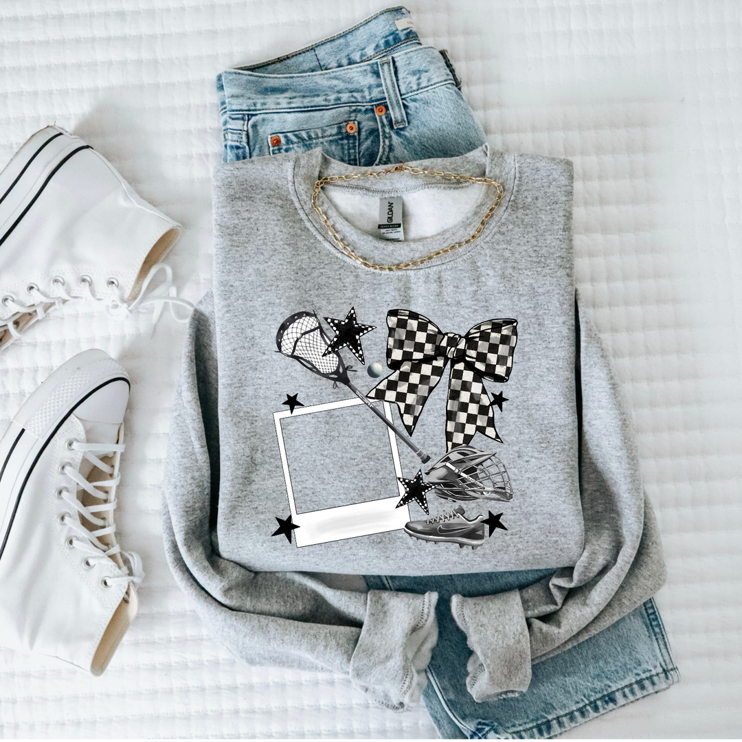 Single Sports Frame CUSTOM DTF Print (Email your picture to support@simpletymes.com)