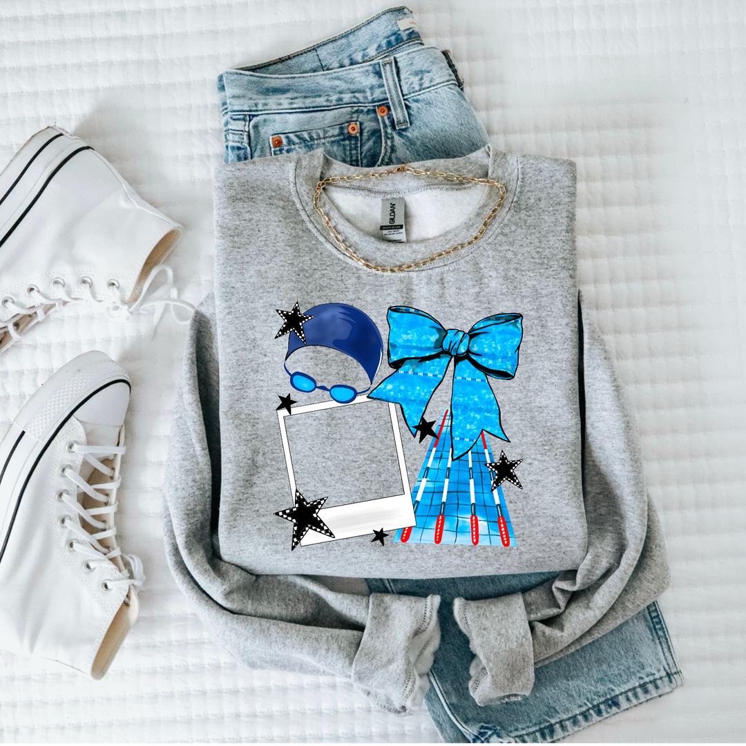 Single Sports Frame CUSTOM DTF Print (Email your picture to support@simpletymes.com)