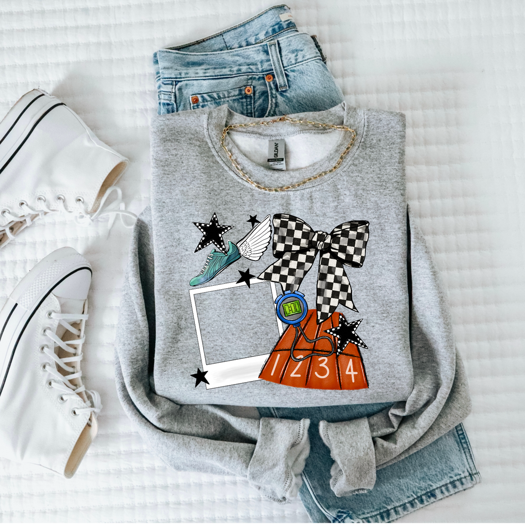 Single Sports Frame CUSTOM DTF Print (Email your picture to support@simpletymes.com)