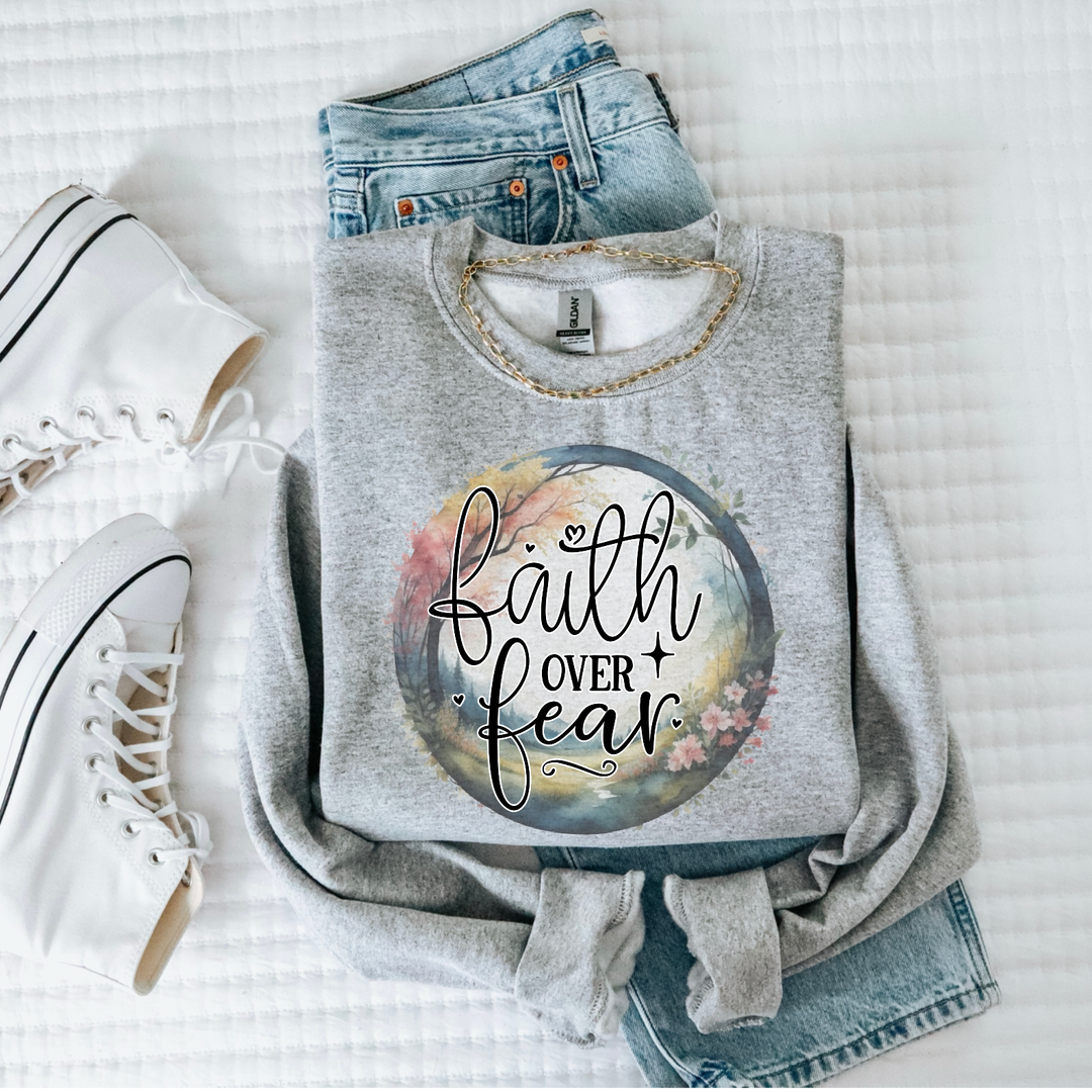 Faith Over Fear DTF Print