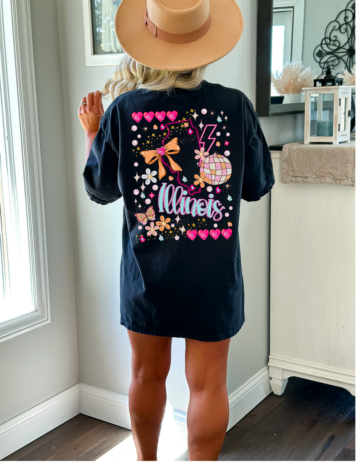 Preppy States BACK DTF Print