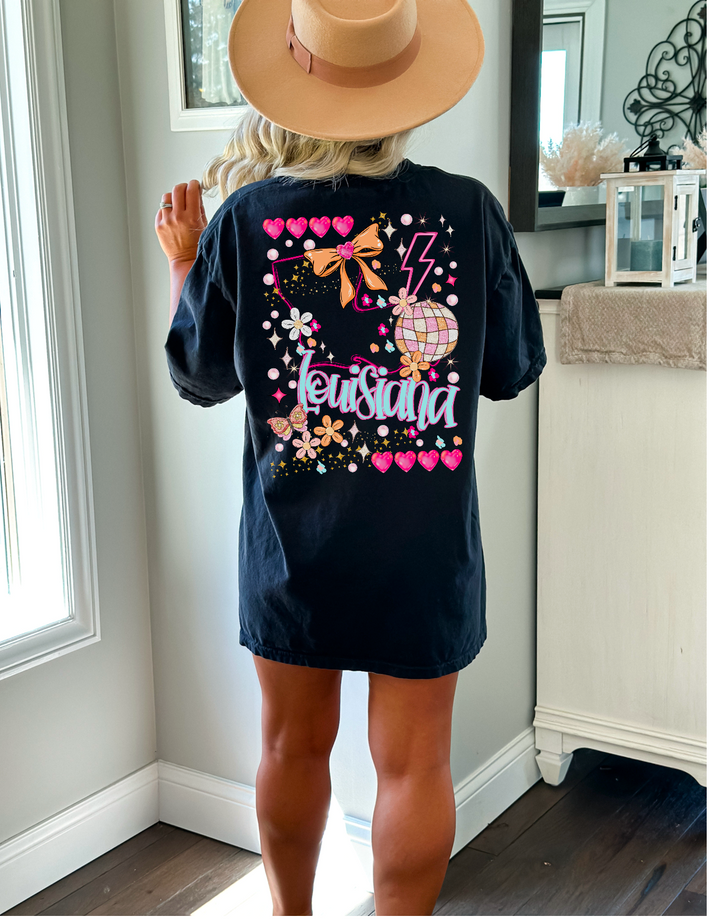 Preppy States BACK DTF Print