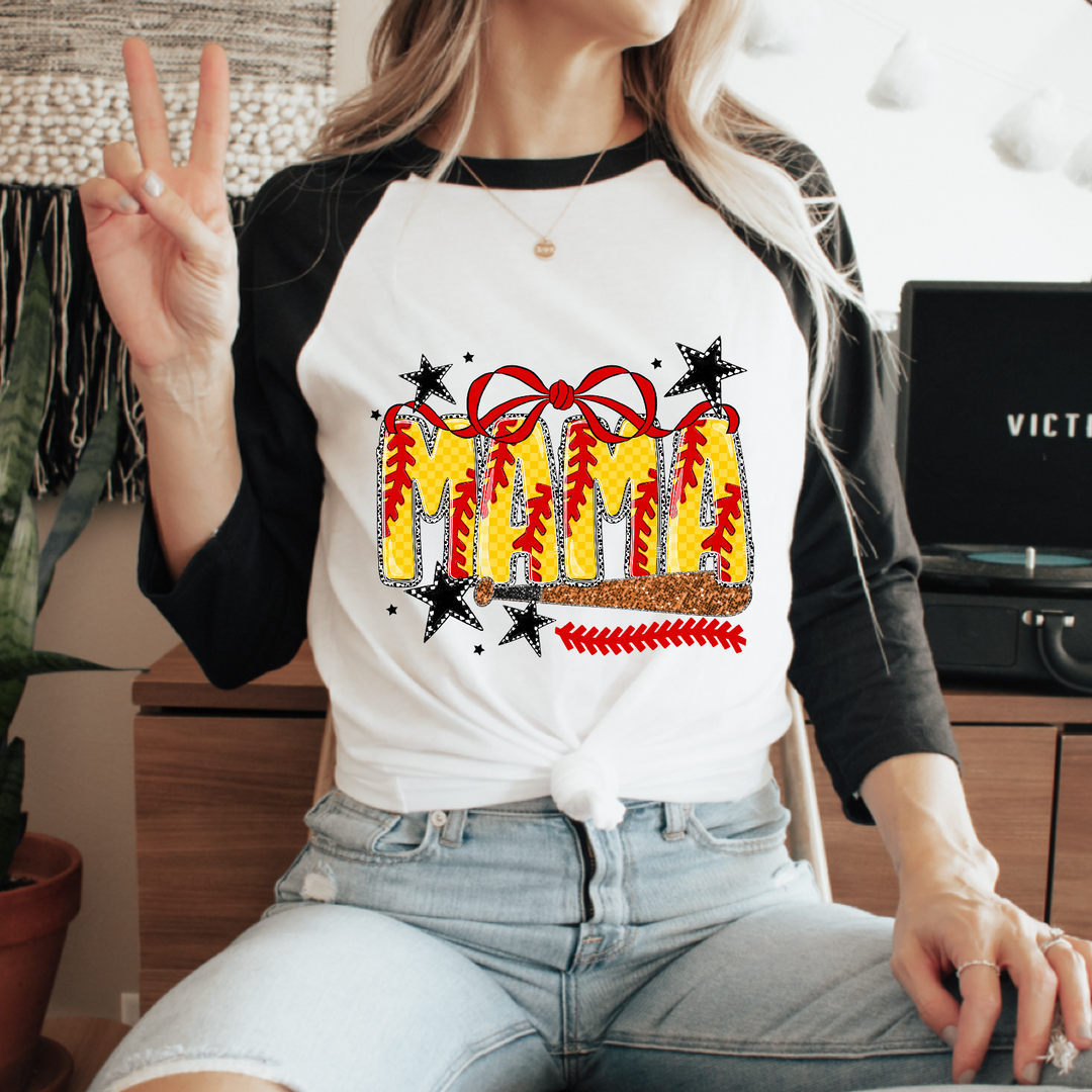 Softball Mama DTF Print
