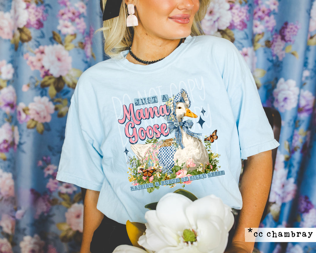 Just a Mama Goose Raising a Bunch of Silly Geese DTF Print