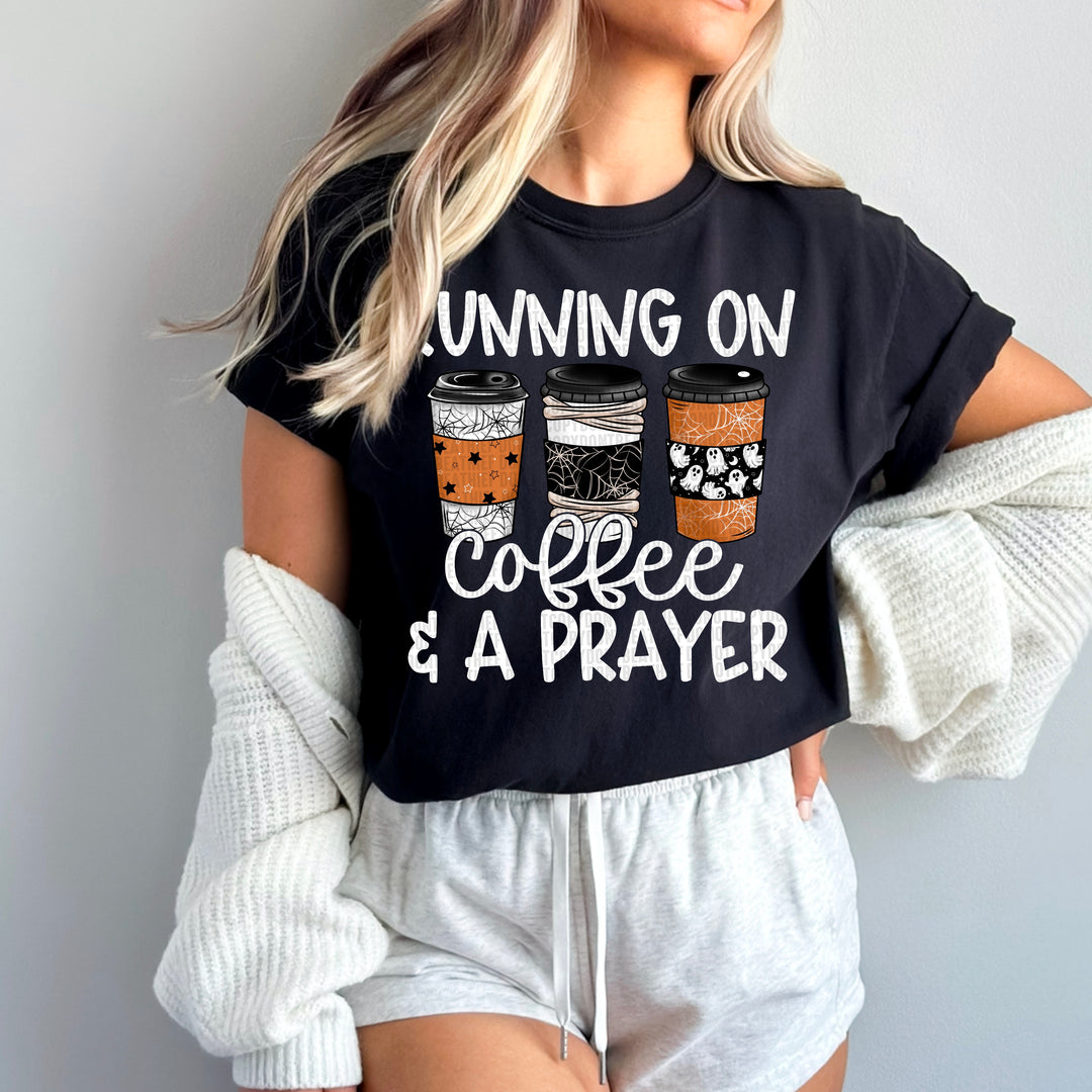 Running On Coffee and a Prayer DTF Print