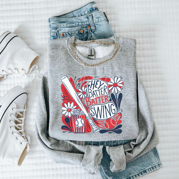 Hey Batter Batter Swing DTF Print