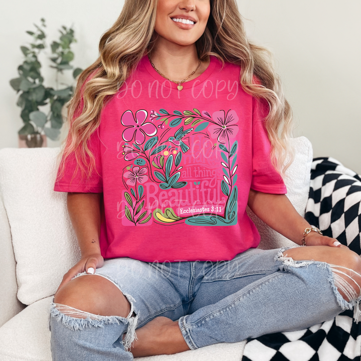 He Makes All Things Beautiful DTF Print