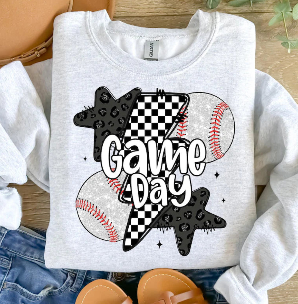 Game Day Baseball DTF Print
