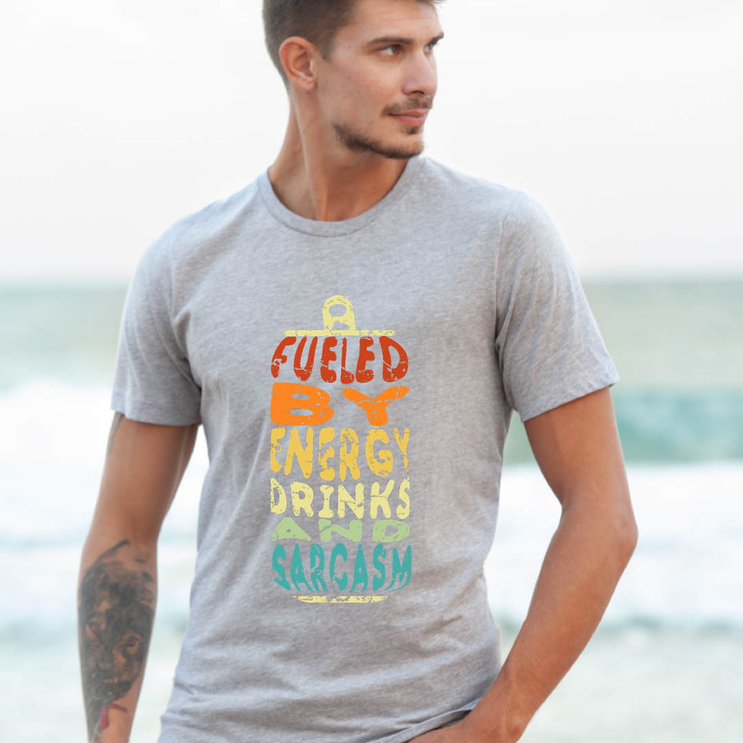 Fueled By Energy Drinks DTF Print