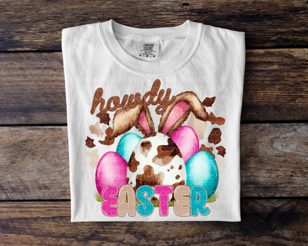 Howdy Easter DTF Print
