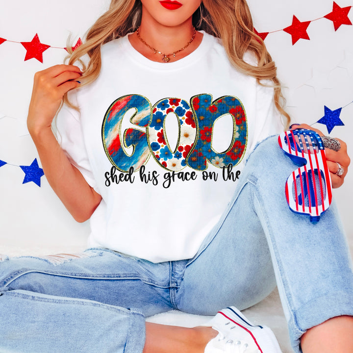 God Shed His Grace On Thee DTF Print