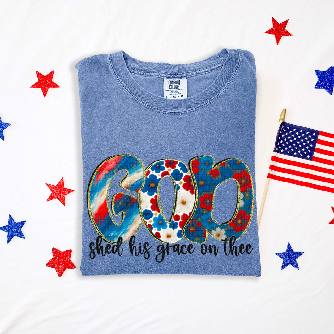 God Shed His Grace On Thee DTF Print
