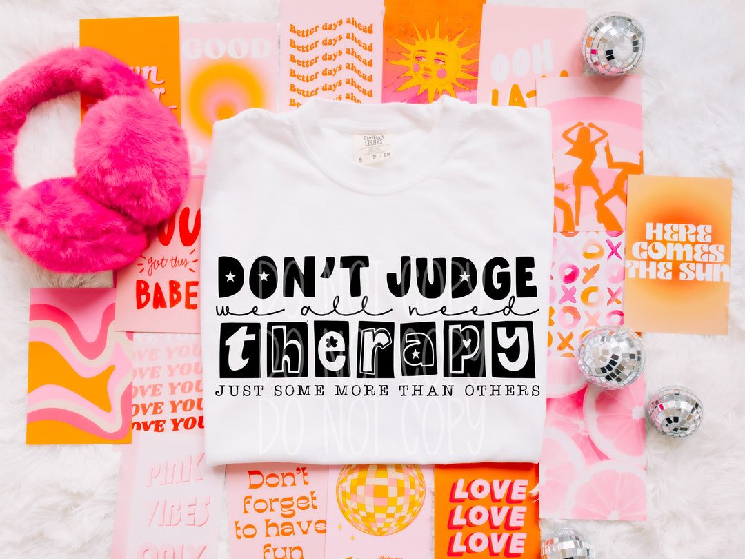 Don't Judge DTF Print