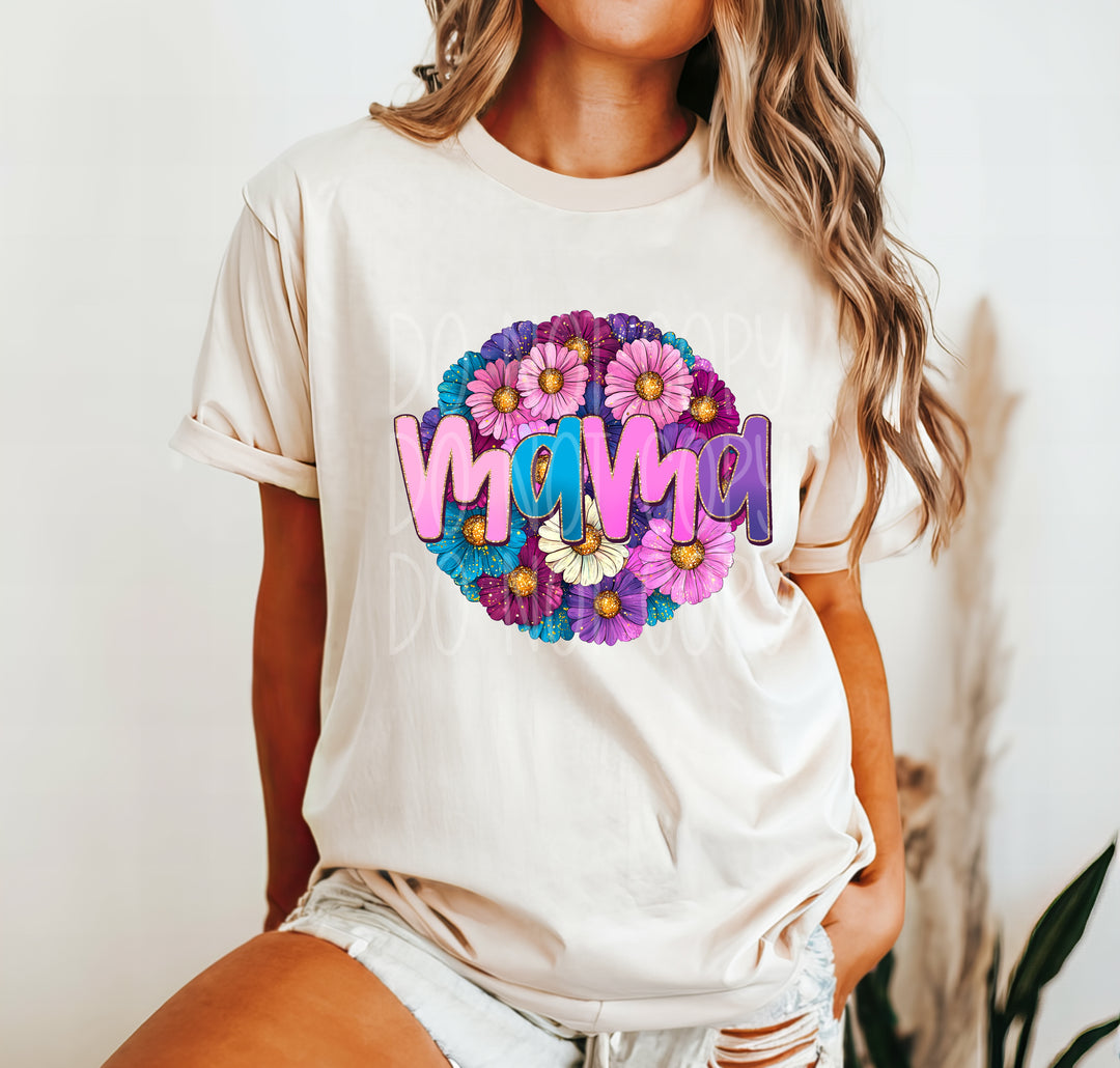 Name Florals DTF Print