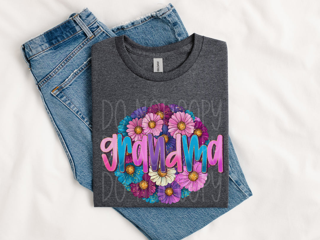 Name Florals DTF Print