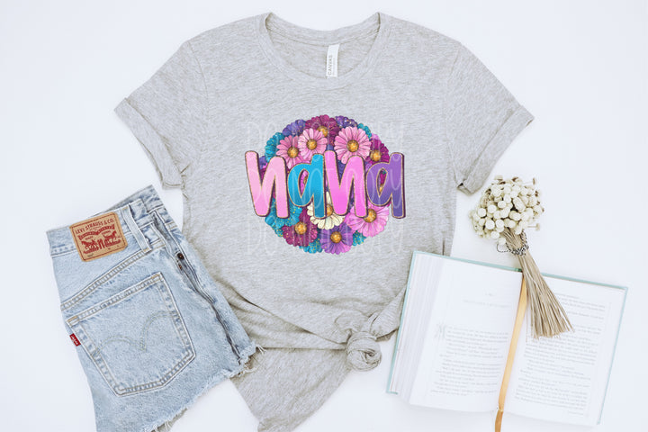 Name Florals DTF Print