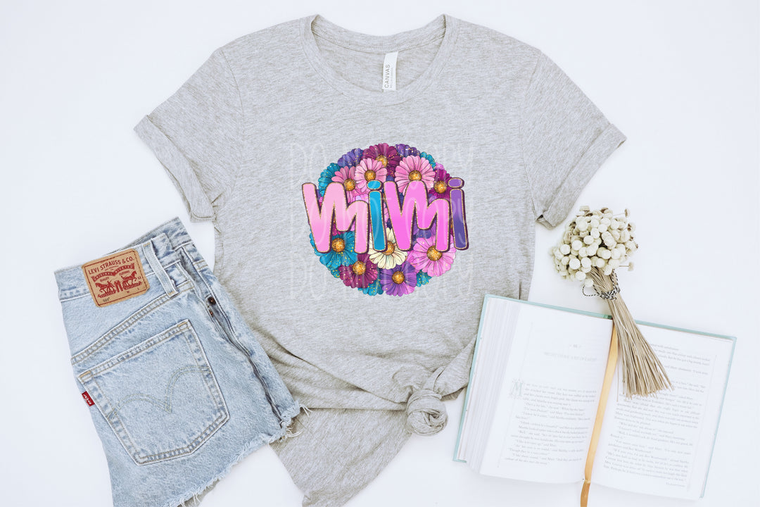 Name Florals DTF Print