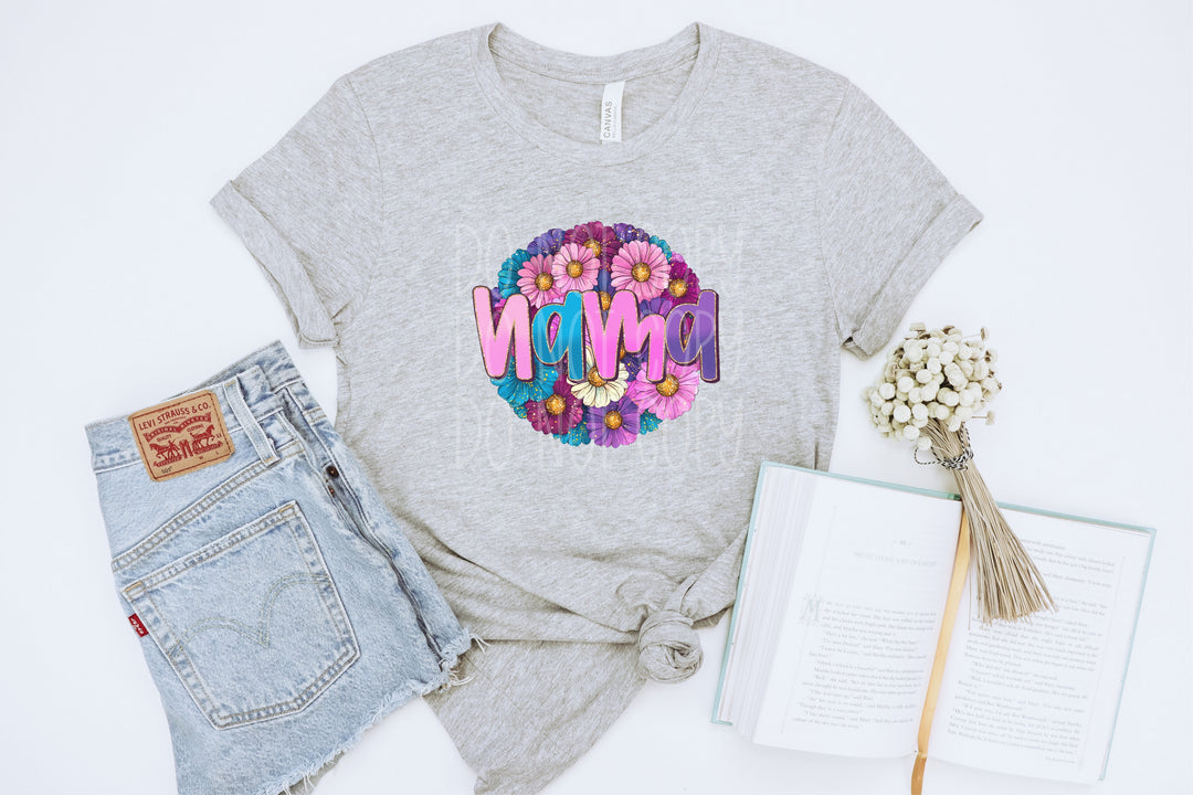 Name Florals DTF Print