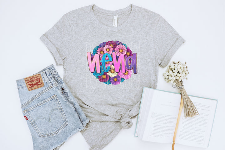 Name Florals DTF Print
