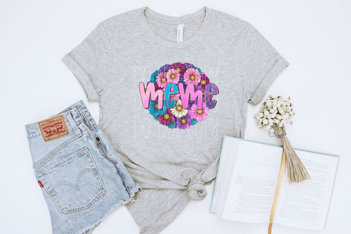 Name Florals DTF Print