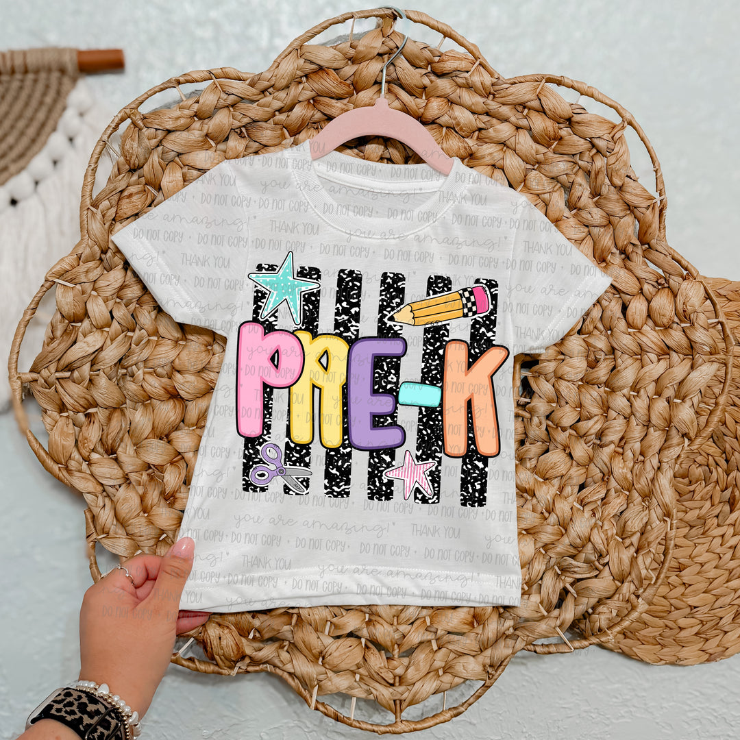 Back To School Grades And Titles DTF Print