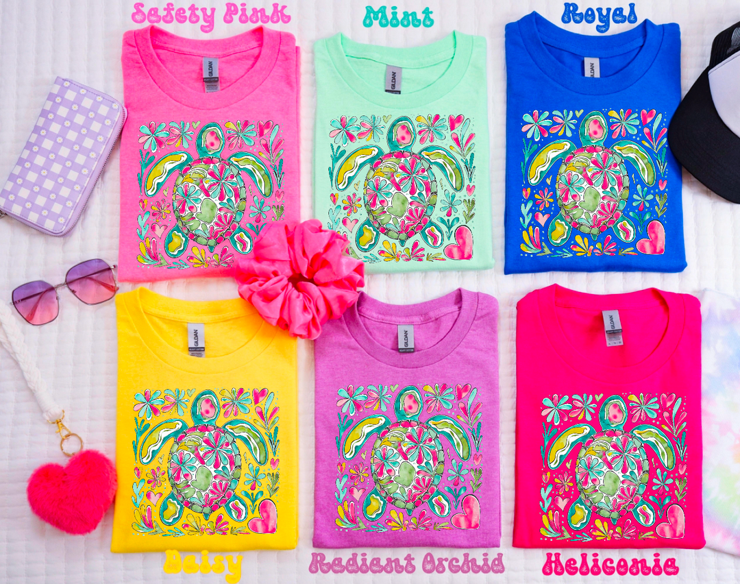 Boho Turtle GILDAN SOFTSTYLE Tee