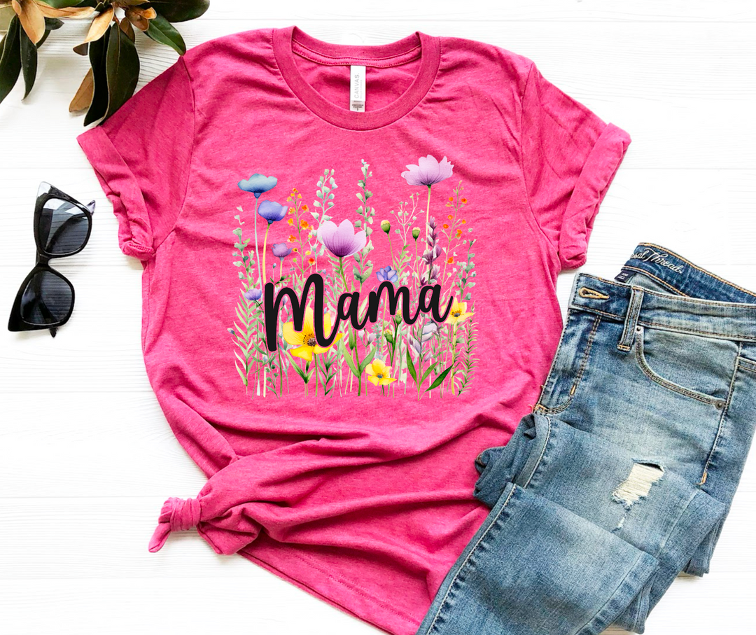 Wildflower Mama HEATHER BERRY GILDAN SOFTSTYLE Tee