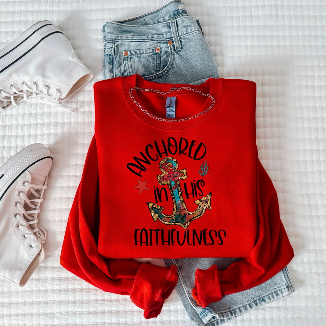 Anchored In His Faithfulness DTF Print