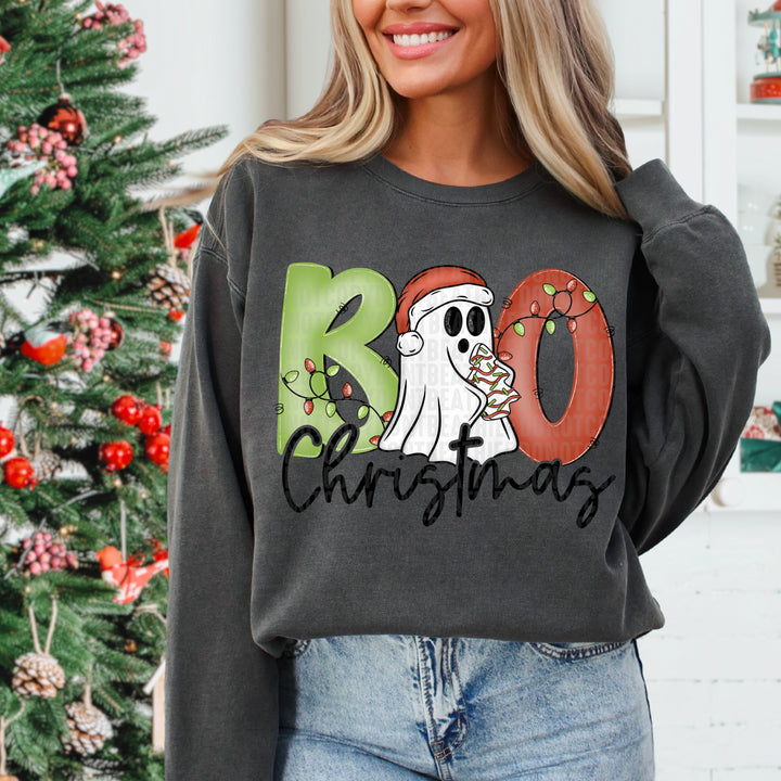 Boo Christmas DTF Print