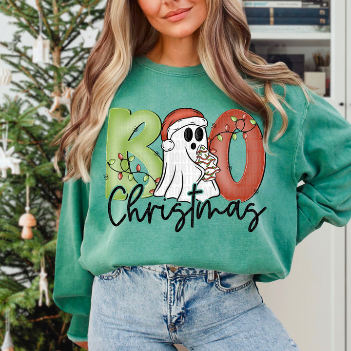 Boo Christmas DTF Print