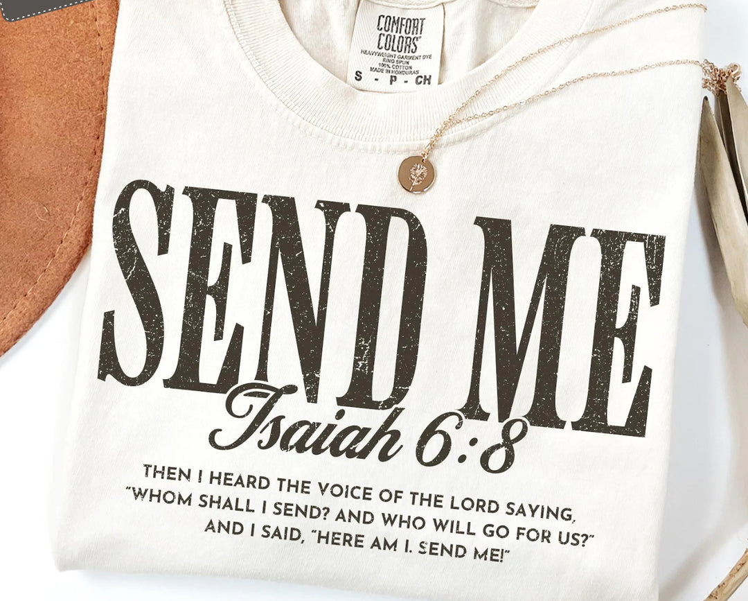 Send Me Distressed DTF Print