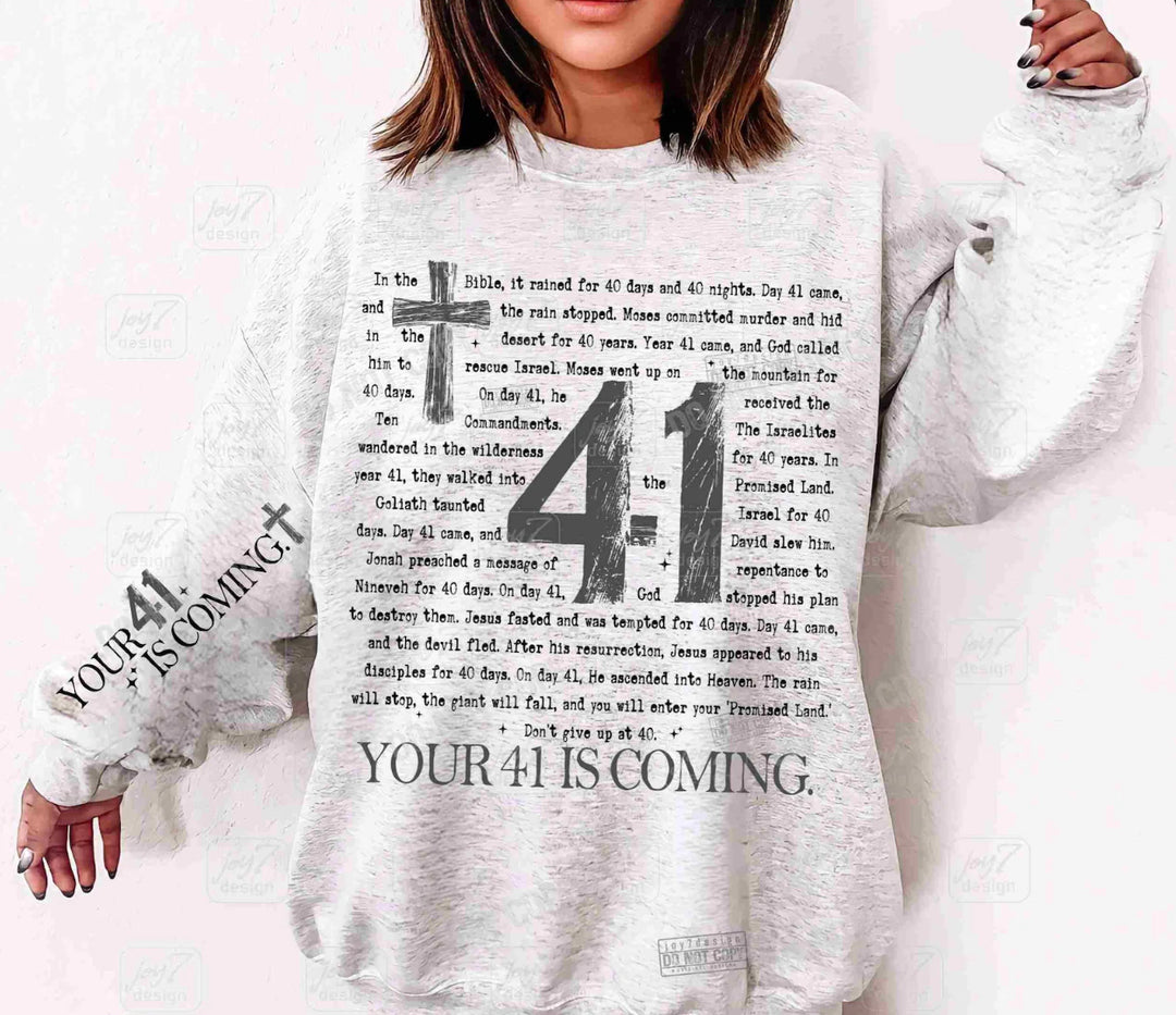 Your 41 Is Coming DTF Print