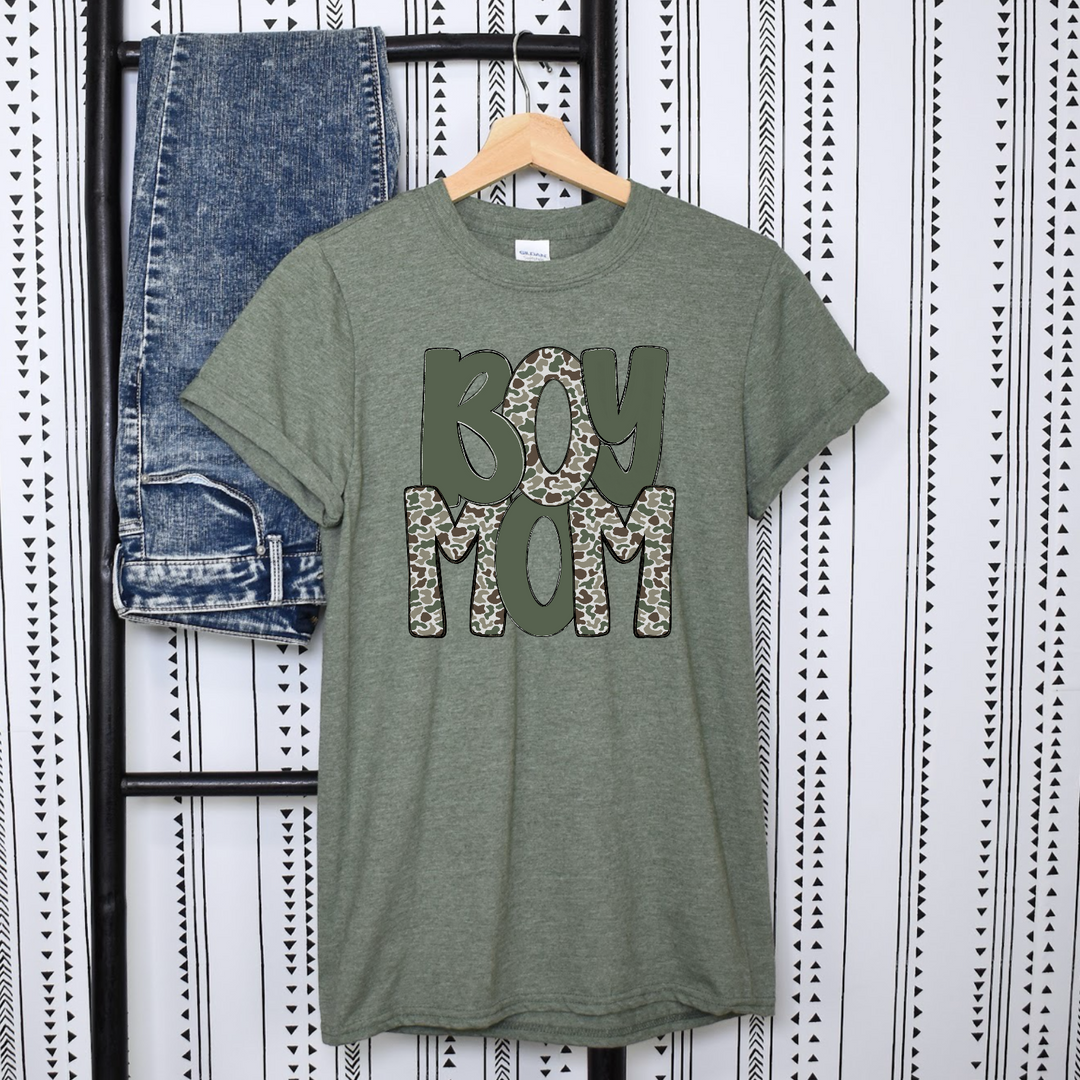 Camo Brands Boy Mom DTF Print